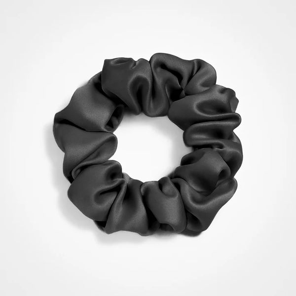 Chouchou en soie original - Gris