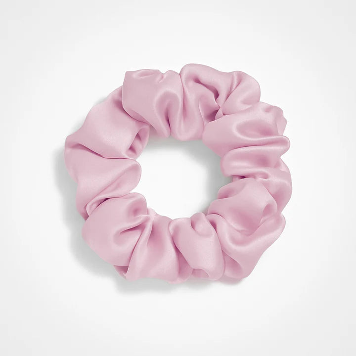 Chouchou en soie original - Rose