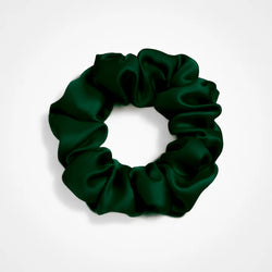 Chouchou en soie original - Vert pois