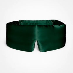 Masque de sommeil en soie 100 % - Vert sapin