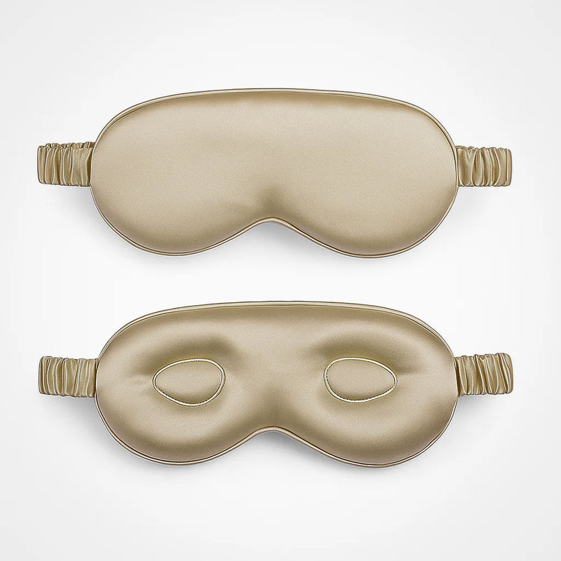 Masque en soie avec protection – Beige