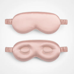Masque en soie avec protection – Or rose