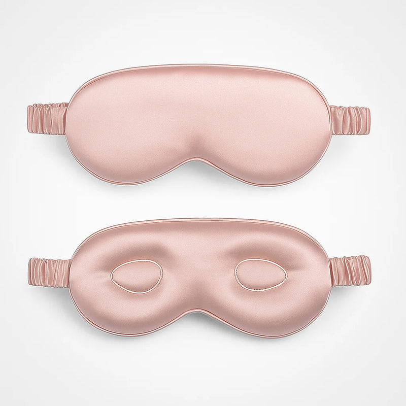 Masque en soie avec protection – Or rose