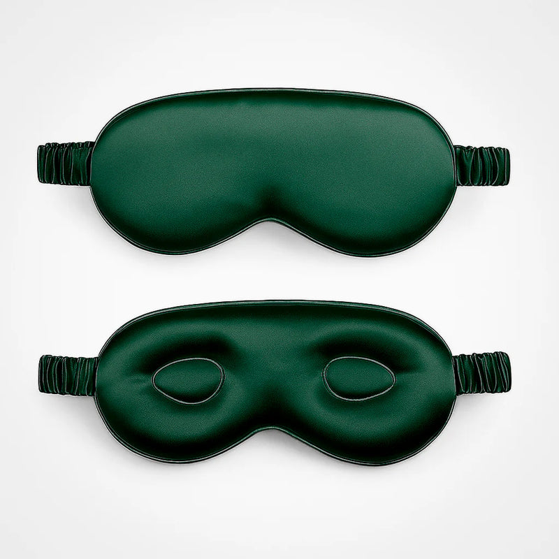 Masque en soie avec protection – Vert