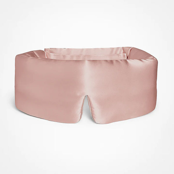 Masque de sommeil en soie 100 % - Or rose
