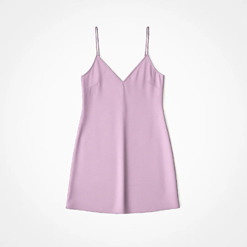 Robe de nuit en soie 100 % de qualité supérieure – Rose