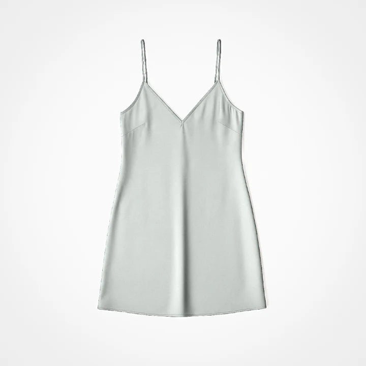 Robe de nuit en soie 100 % de qualité supérieure – Ivoire